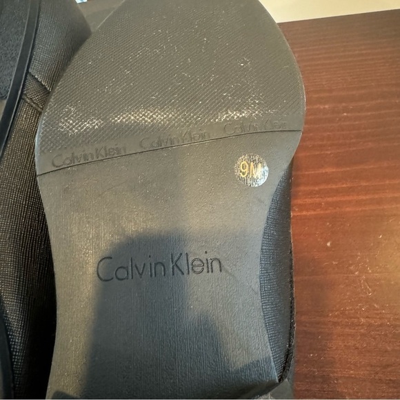 Calvin Klein Benton 2 Black textured oxford men’s dress shoes size 9 - Picture 12 of 13